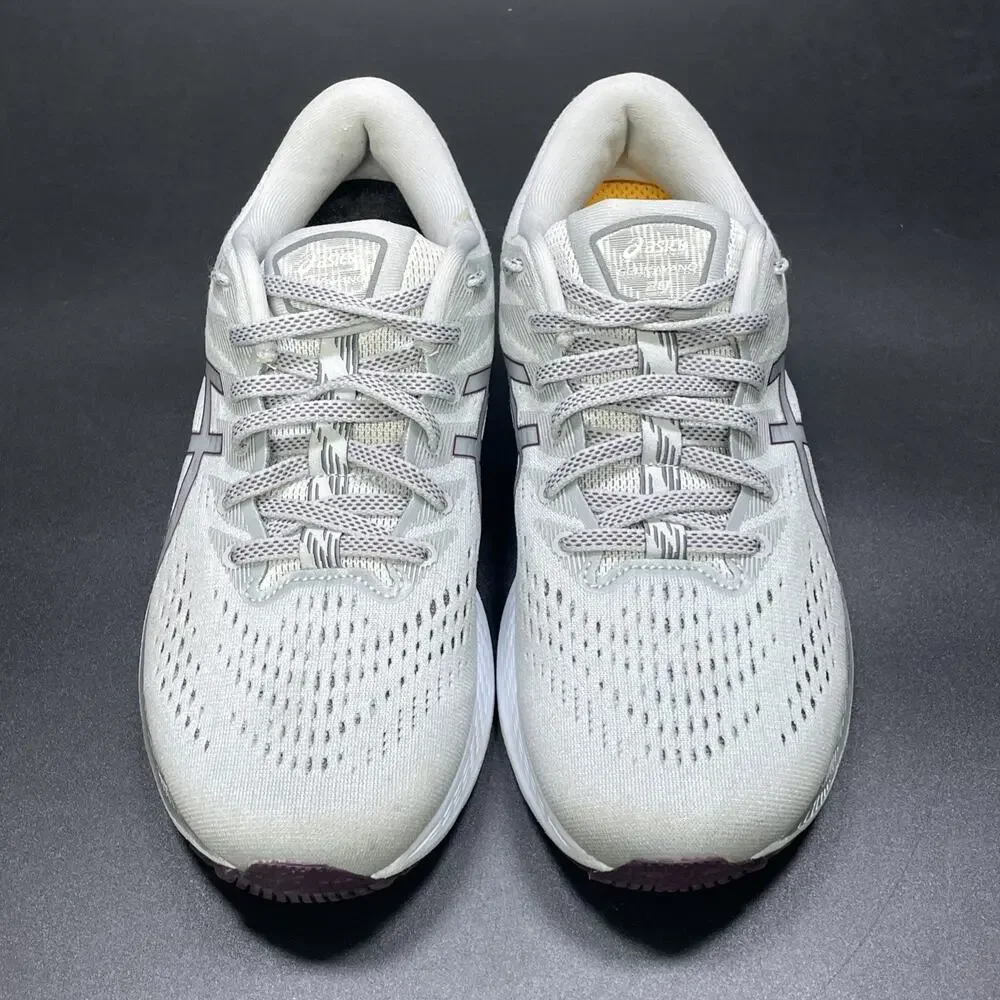 ASICS Gel Cumulus 25 Running Shoes Womens US 9 Wide Gray Purple Sneakers
